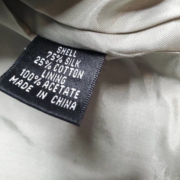 ADRIANNA PAPPEL Satin Champagne Formal Shutter Pleaded Midi Jacket Dress 10 1333 - Picture 7 of 12